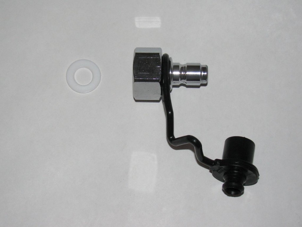 Quick Trick Bottle nut adapter with PTFE washer 19806QD