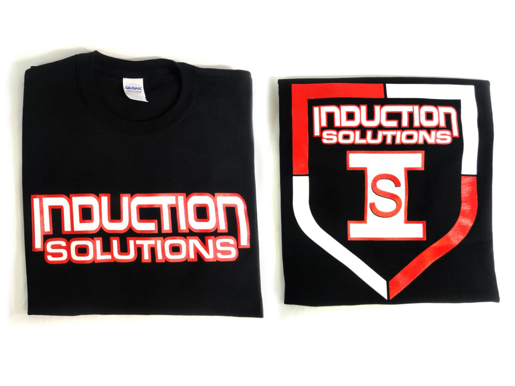 Black Induction Solutions T Shirts