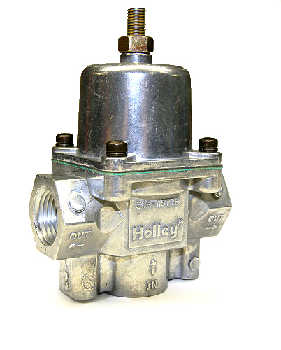 Nitrous Express 15952 Holley Fuel Pressure Regulator w/Fuel Pressure Gauge Holley Fuel Pressure Regulator 