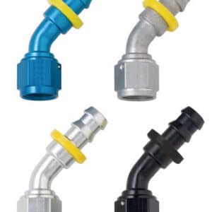 45° Push End Hose
