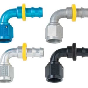 90° Push Hose End