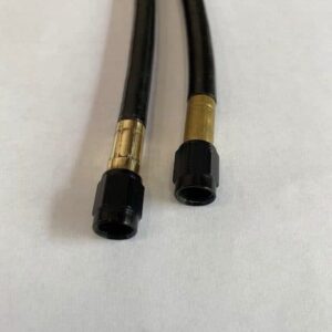 -3 Stainless Steel Black PTFE Braided Hose