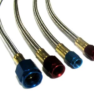 -4 Stainless Steel/PTFE Braided Hose